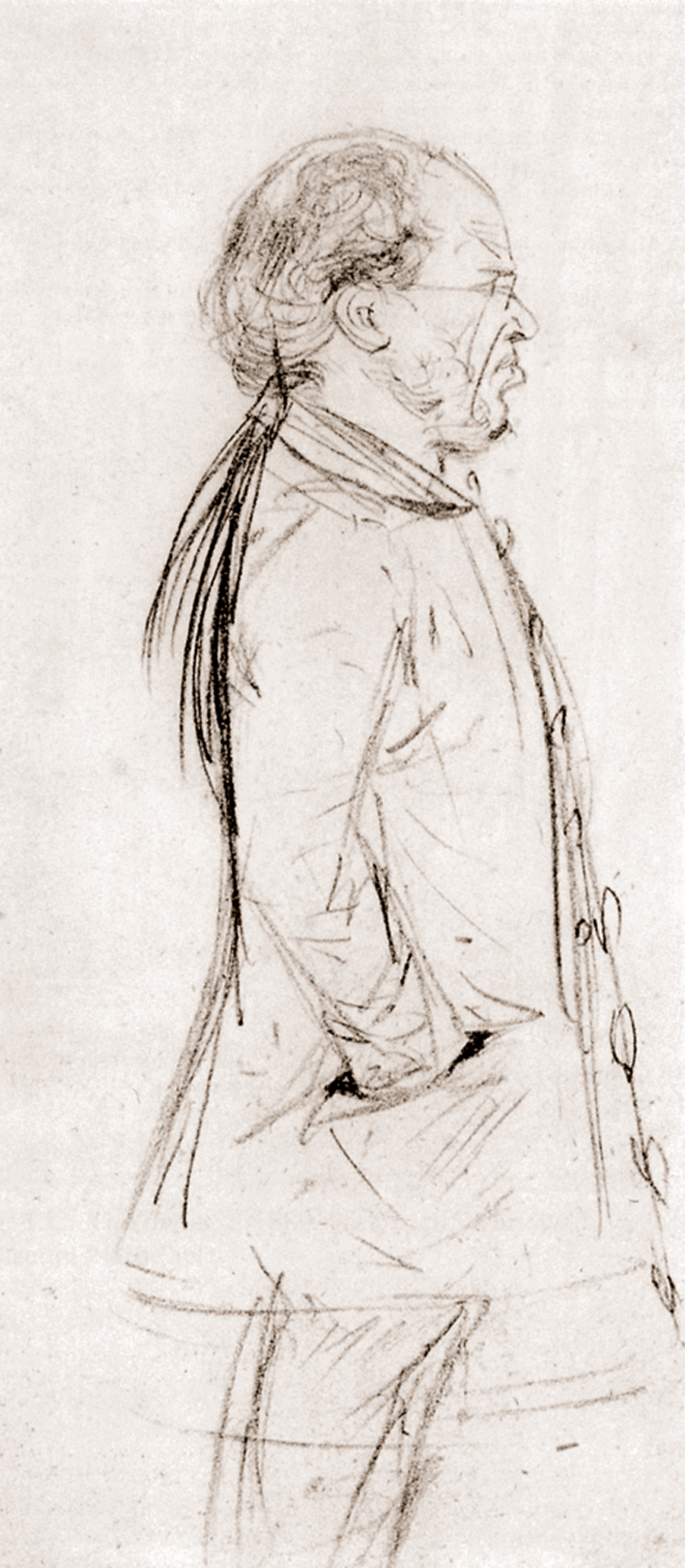  Adolpyh Von Menzel —— 带着郁闷表情的自画像